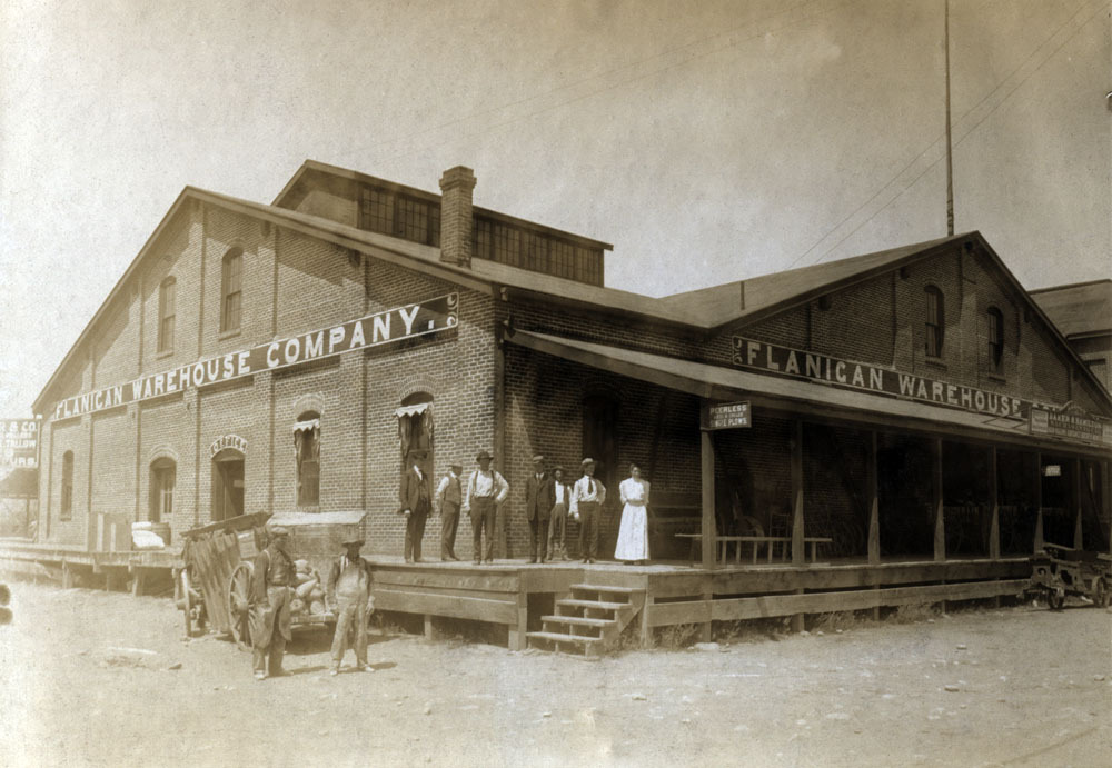 Flanigan Warehouse, ca. 1910 