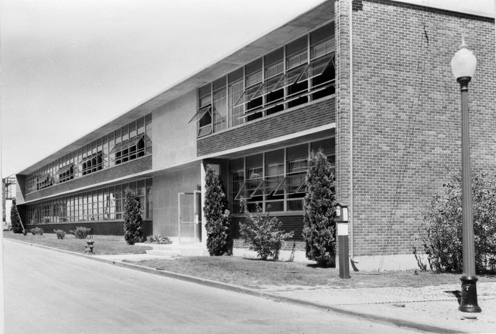 The new building in 1957