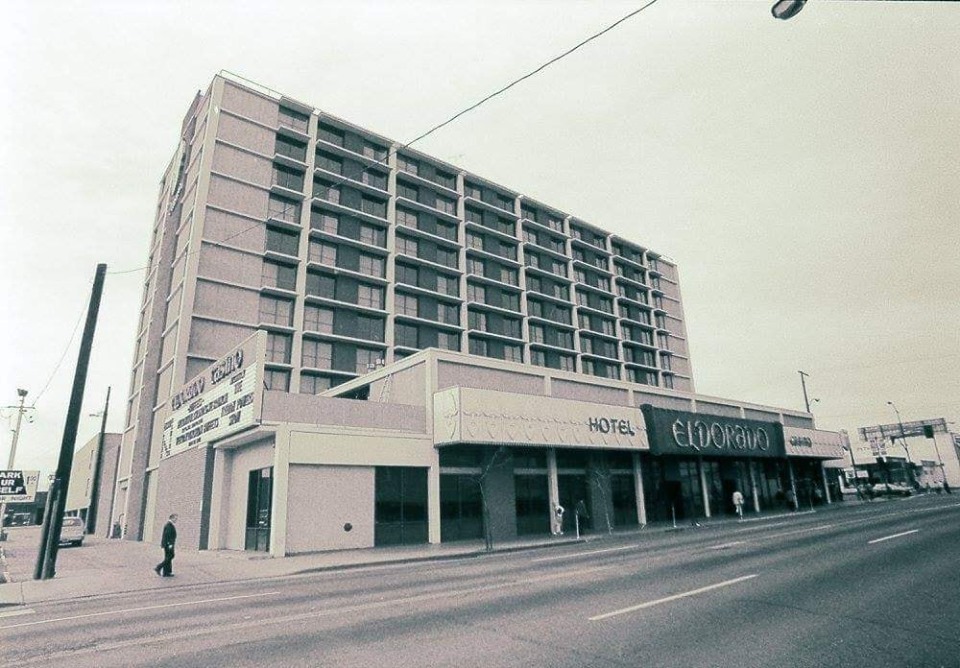 The Eldorado Hotel-Casino soon after its 1973 opening. 
